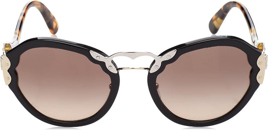 Prada Sunglasses PR09TS 1AB3D0 54mm Black Havana / Gradient Lens