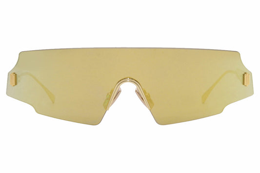 Fendi Sunglasses FF0440/S 001K1 99mm Yellow Gold / Gold Mirror Lens