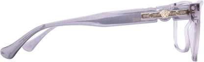 Versace VE3303 593 Eyeglasses 57mm Transparent Grey / Clear Demo Lens