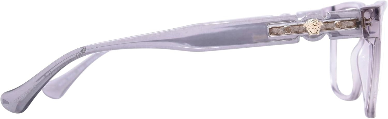 Versace VE3303 593 Eyeglasses 57mm Transparent Grey / Clear Demo Lens