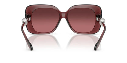 Versace Sunglasses VE4499U 55397E Transparent Red / Pink Mirror Silver Gradient