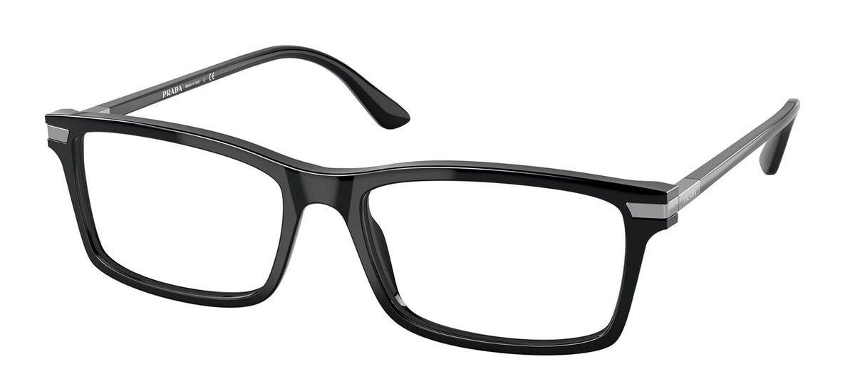 Prada Eyeglasses VPR03YV 1AB1O1 54mm Black / Demo Lens