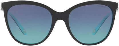 Tiffany & Co Sunglasses TF4131HB 80559S 56mm Black / Blue Gradient Lens