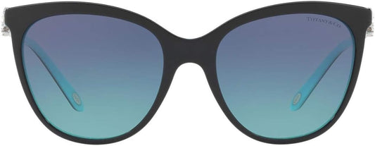 Tiffany & Co Sunglasses TF4131HB 80559S 56mm Black / Blue Gradient Lens