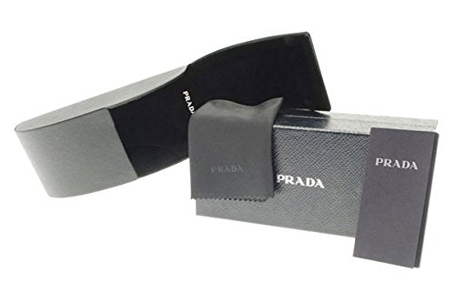 Prada SPR 53SS 1AB-0A7 Cat Eye Sunglasses Black/Grey Gradient Lens