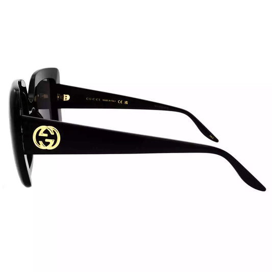 Gucci Sunglasses GG0896S 001 52mm Black / Dark Grey Lens