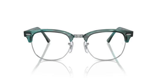Ray-Ban RX5154 8377 Eyeglasses 51mm Striped Green / Clear Demo Lens