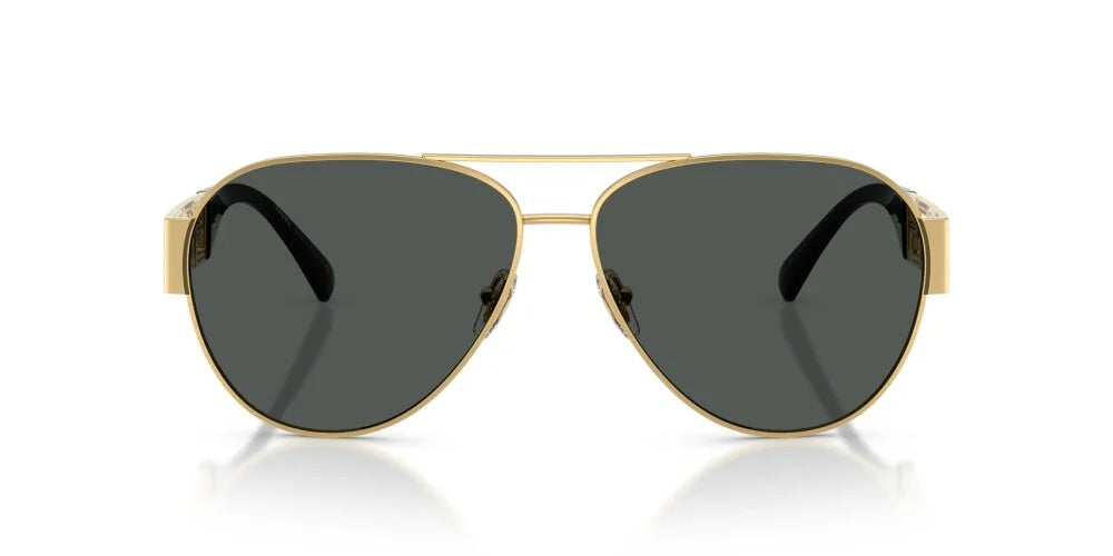 Versace Sunglasses VE2289 100287 61mm Gold / Dark Grey Lens