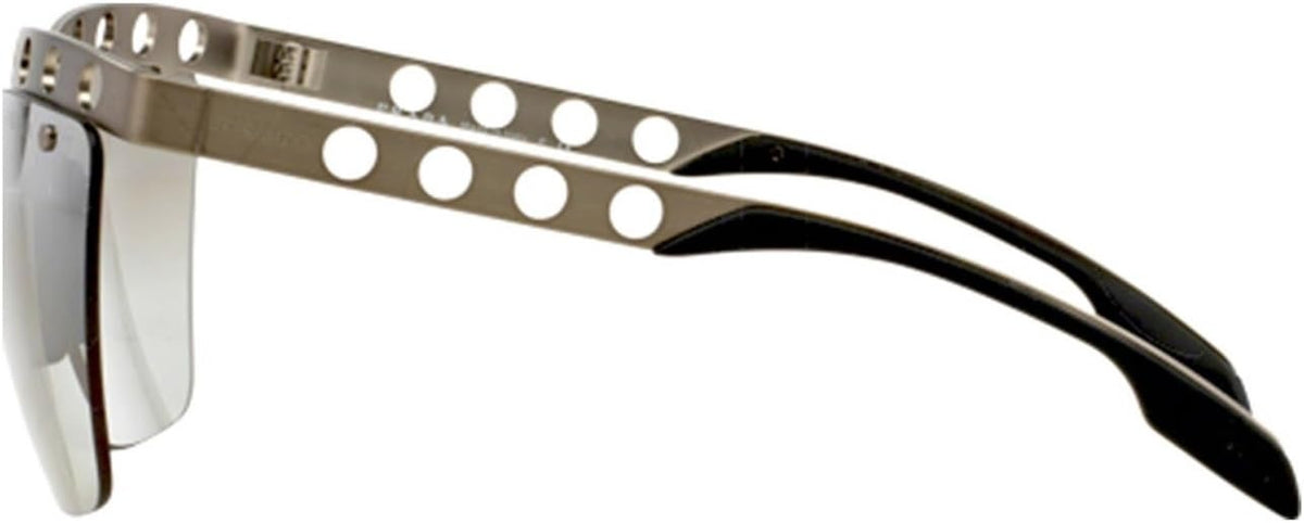 Prada PR53RS TWD1A0 Sunglasses 62mm Brushed Steel / Grey Mirror Silver Lens