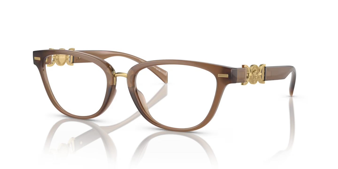 Versace Eyeglasses VE3336U 5403 54mm Opal Beige / Demo Lens