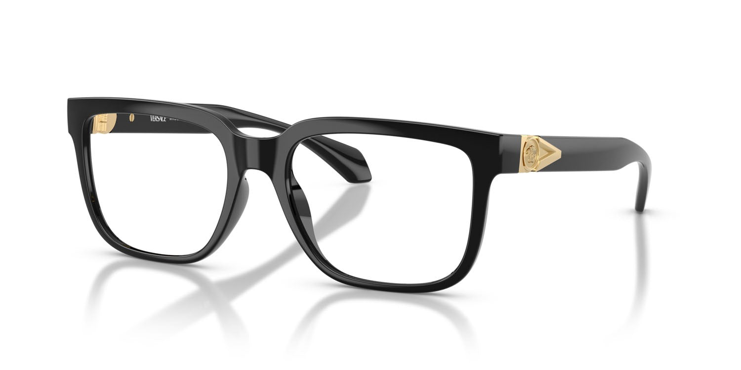 Versace VE3377U GB1 Eyeglasses 53mm Black / Clear Demo Lens