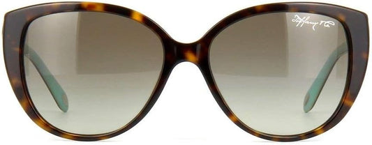 Tiffany & Co VINTAGE Sunglasses TF4082 80153M 56mm Havana / Grey Lens