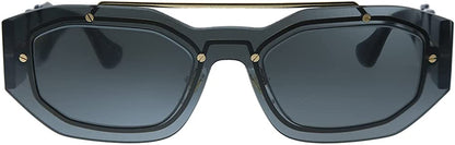 Versace Sunglasses VE2235 100287 51mm Transparent Dark Grey / Dark Grey Lens