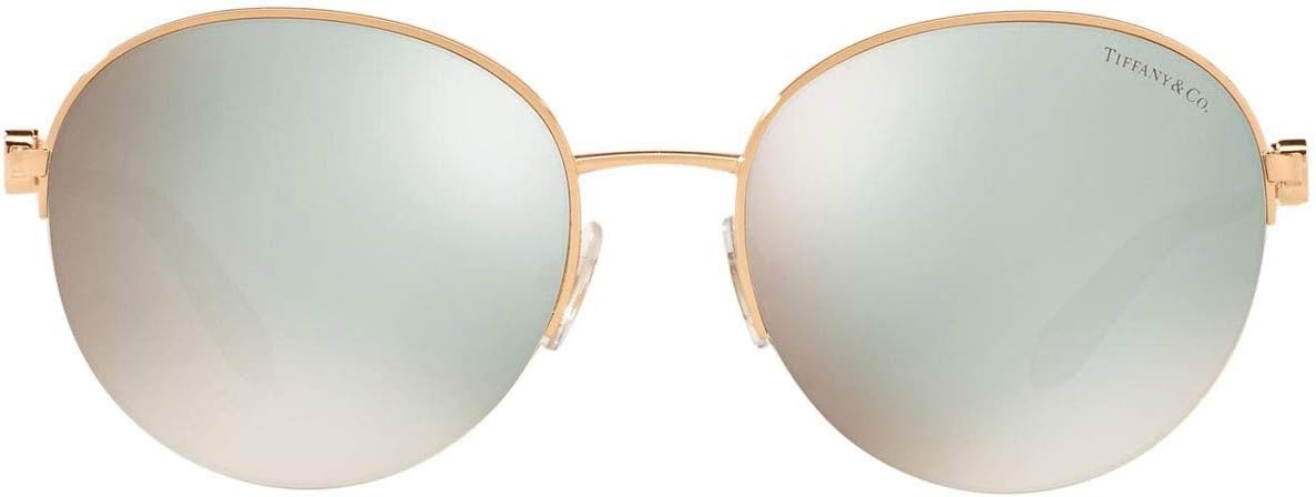 Tiffany &amp; Co Sunglasses TF3053 610964 56mm Rose Gold / Silver Mirror Lens