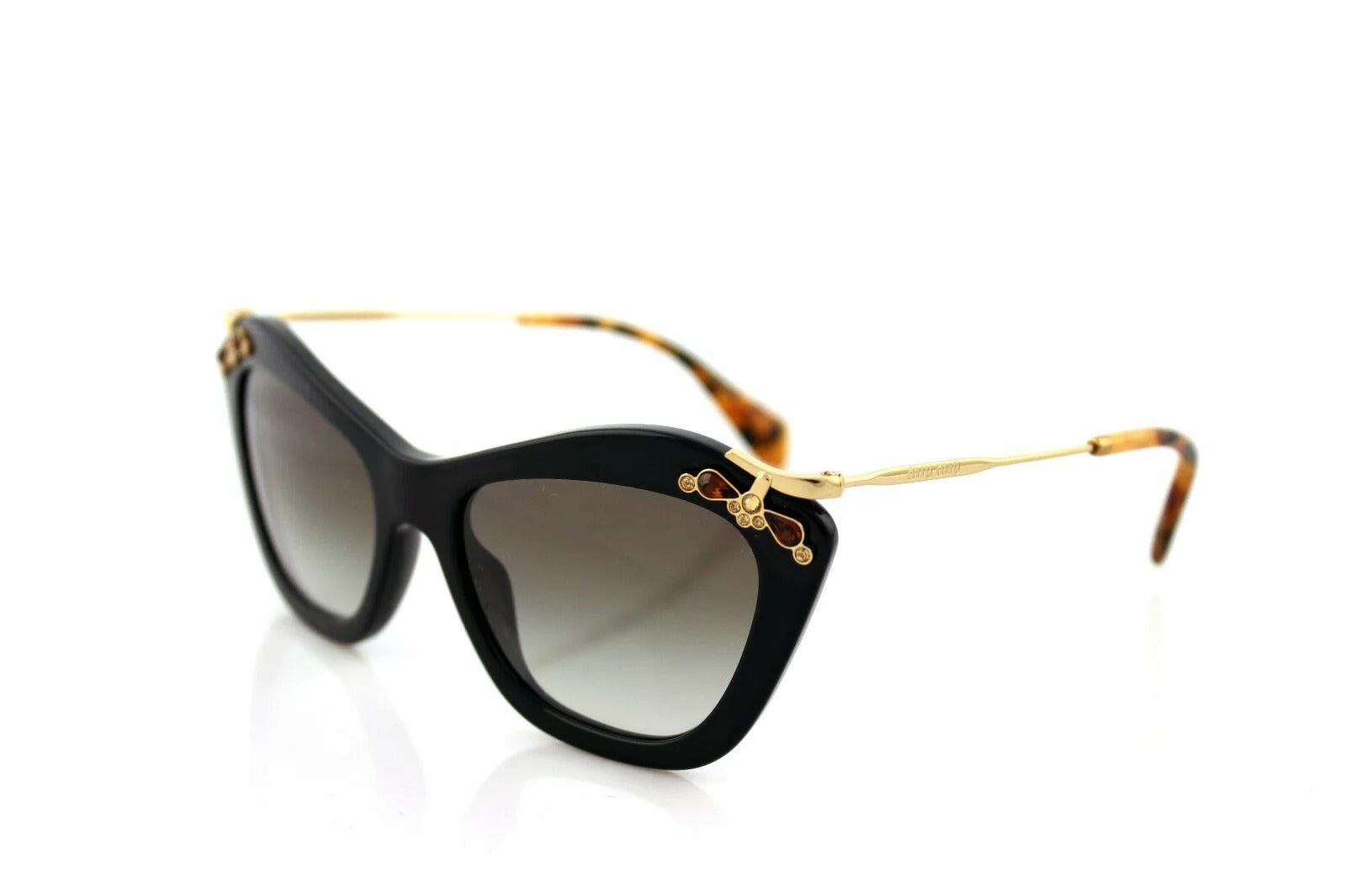 Miu Miu Sunglasses MU03PS 1AB0A7 53mm Black / Grey Gradient Lens