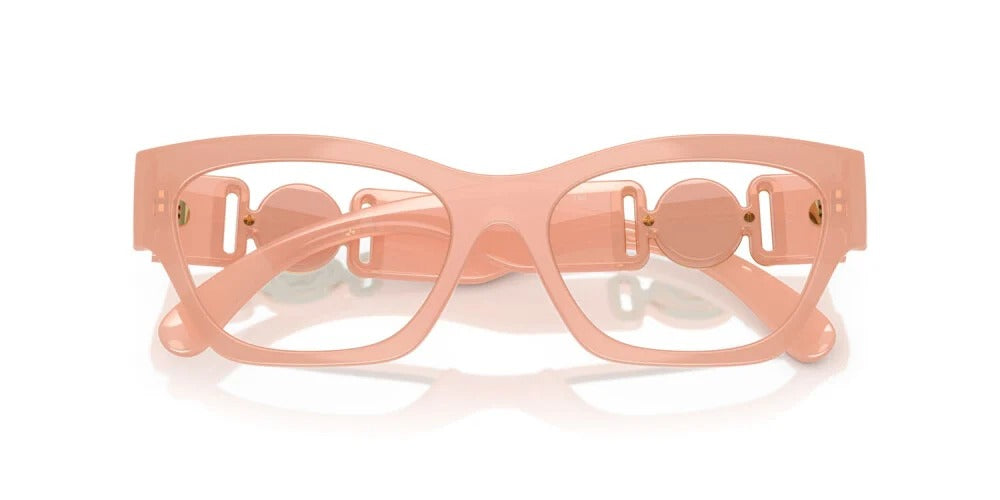 Versace VE3367U 5392 Eyeglasses 52mm Pink Opal / Clear Demo Lens