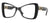 Versace Eyeglasses VE3312 GB1 53mm Black / Demo Lens