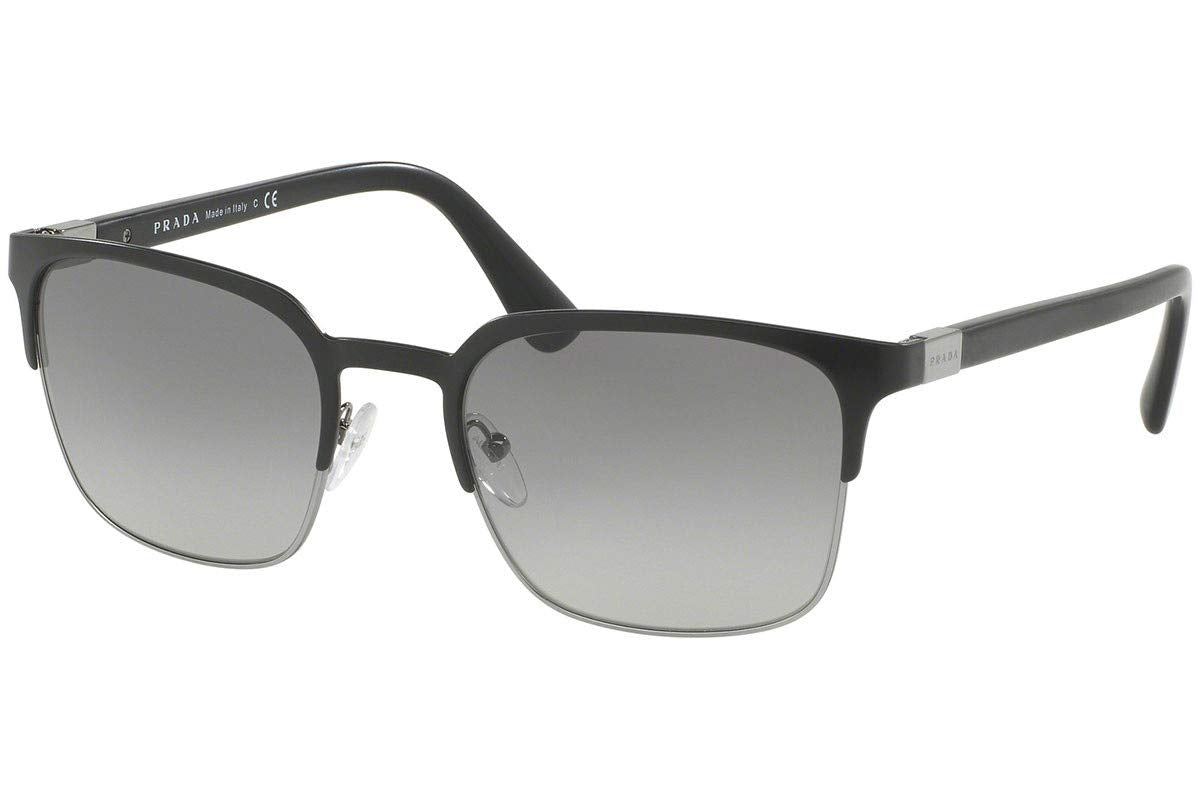 Prada Sunglasses PR61SS 1BO3M1 52mm Black / Grey Gradient Lens