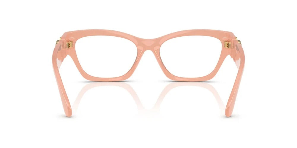 Versace VE3367U 5392 Eyeglasses 52mm Pink Opal / Clear Demo Lens
