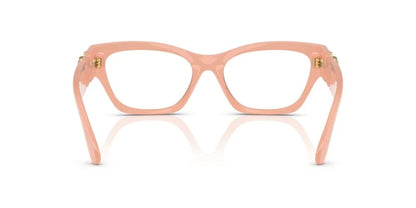 Versace VE3367U 5392 Eyeglasses 52mm Pink Opal / Clear Demo Lens