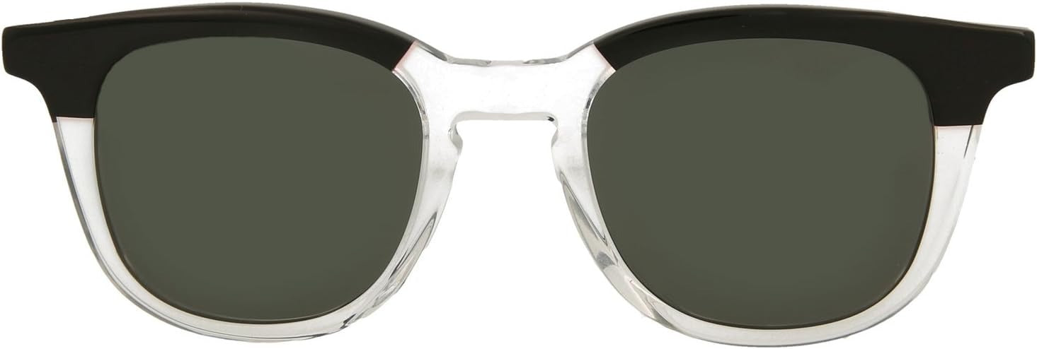 Saint Laurent SL134 004 Sunglasses 47mm Black Clear / Dark Grey Solid Lens