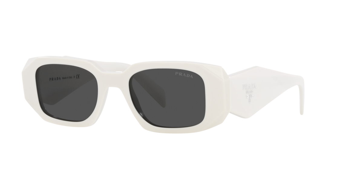 Prada Sunglasses PR17WS 1425S0 49mm Ivory / Dark Grey Lens