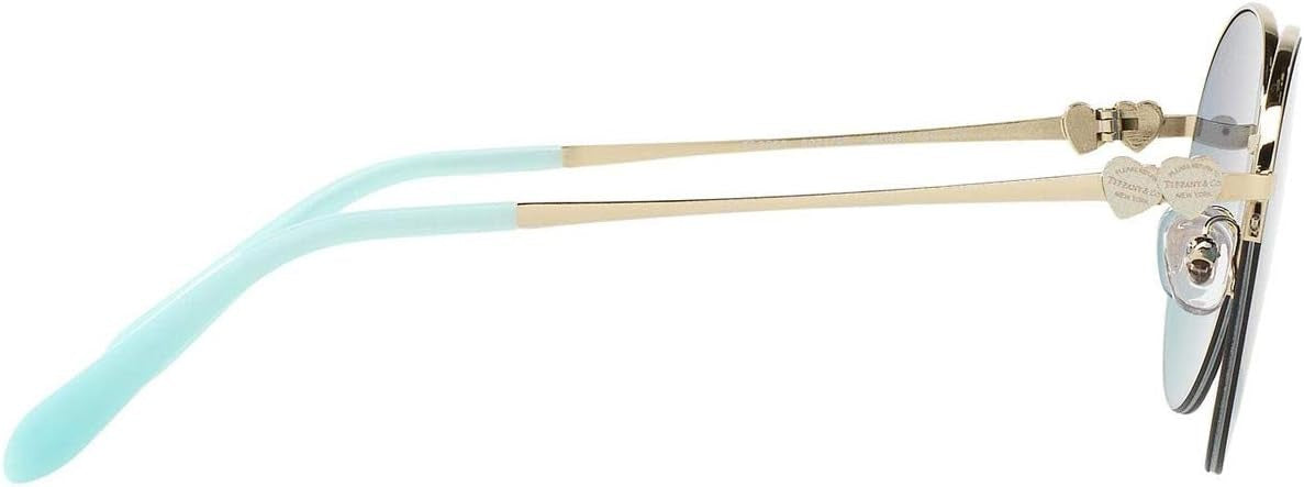 Tiffany & Co Sunglasses TF3053 60219S 56mm Pale Gold / Gradient Blue Lens