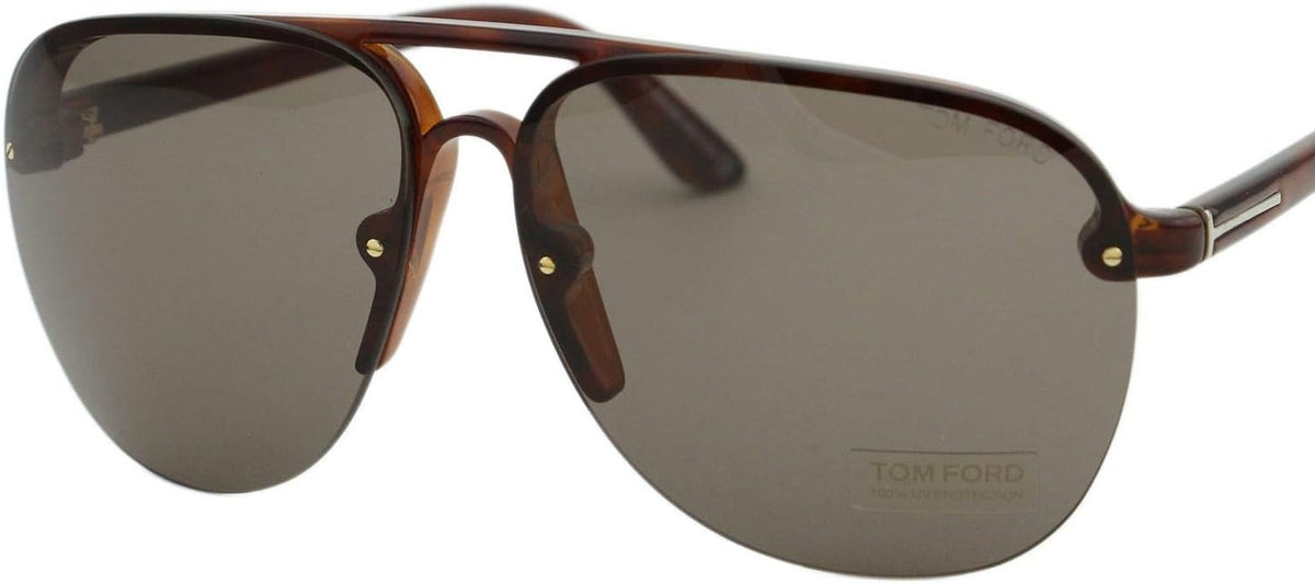 Tom Ford Wilder Sunglasses TF240 54J 62mm Brown Havana / Dark Brown Lens
