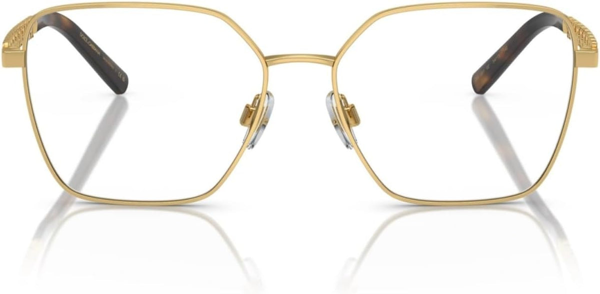 Dolce & Gabbana DG1351 02 Eyeglasses 56mm Gold / Clear Demo Lens