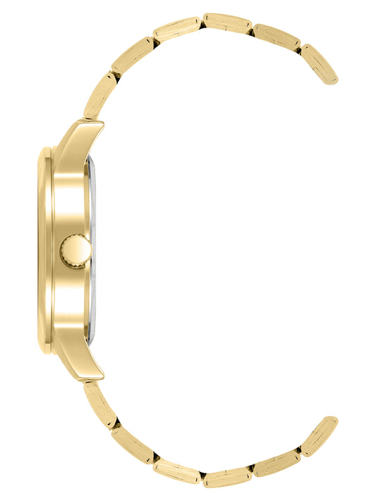 Armitron 20/5496GP Men's Watch Gold Dial Steel Bracelet - image 2