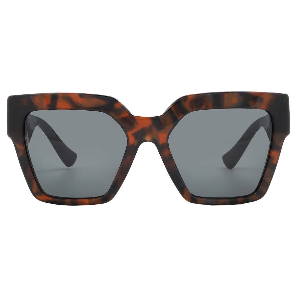 Versace Butterfly VE4458 542987 Sunglasses 54mm Havana / Dark Grey Lens