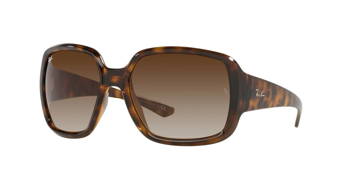 Ray-Ban RB4347 710/13 Powderhorn Sunglasses 60mm Havana / Brown Gradient Lens