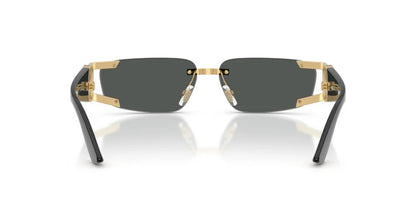 Versace Sunglasses VE2291 1002/87 59mm Gold Black / Dark Grey Lens