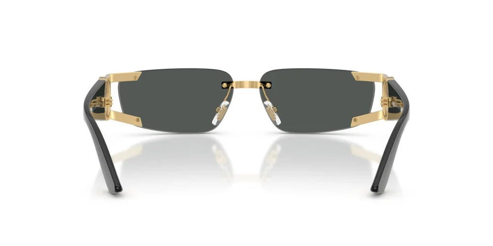 Versace Sunglasses VE2291 1002/87 59mm Gold Black / Dark Grey Lens