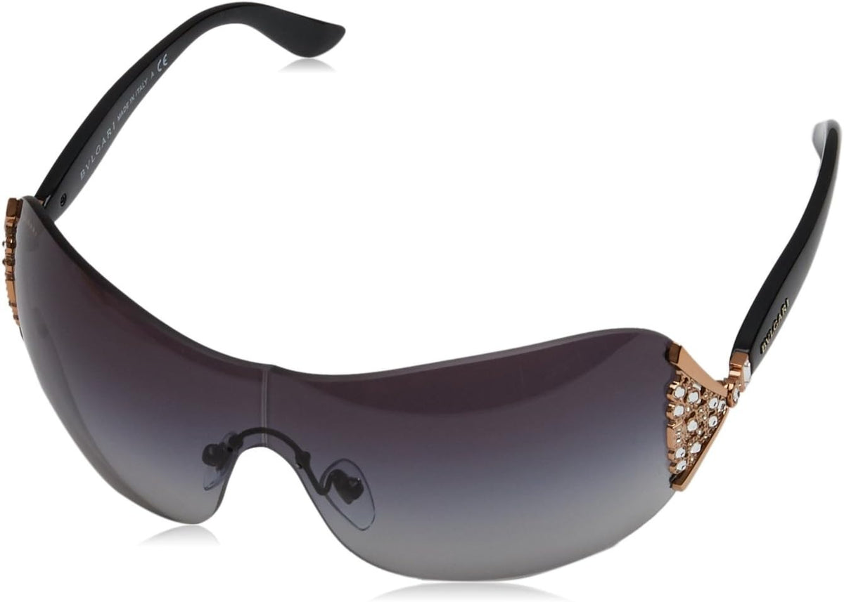 Bvlgari BV6061B 376/8G Sunglasses Black / Grey Gradient Lens