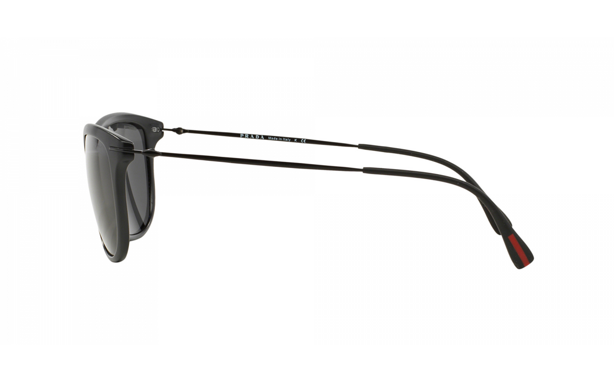 Prada Sport Sunglasses PS01PS 1BO1A1 56mm Matte Black / Dark Grey Lens