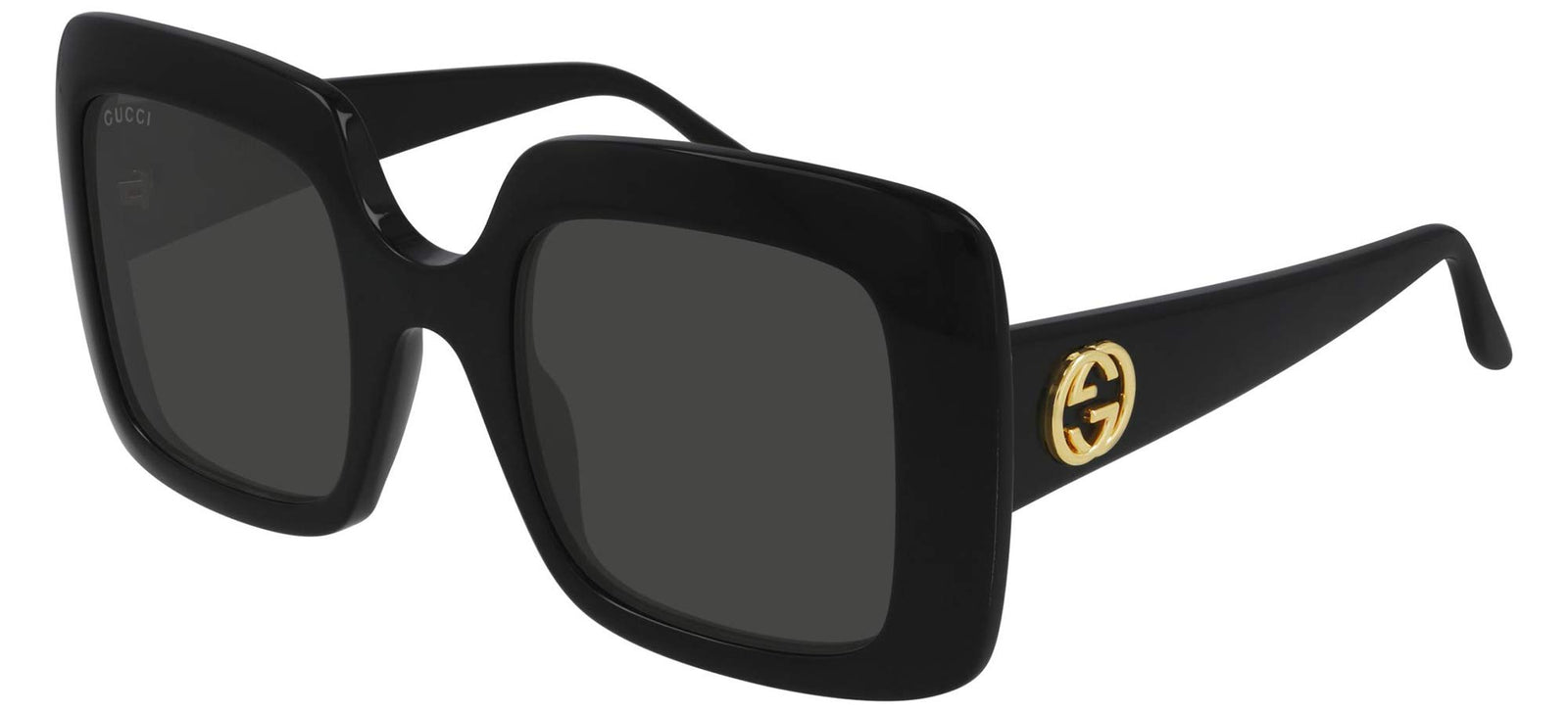 Gucci Sunglasses GG0896S 001 52mm Black / Dark Grey Lens