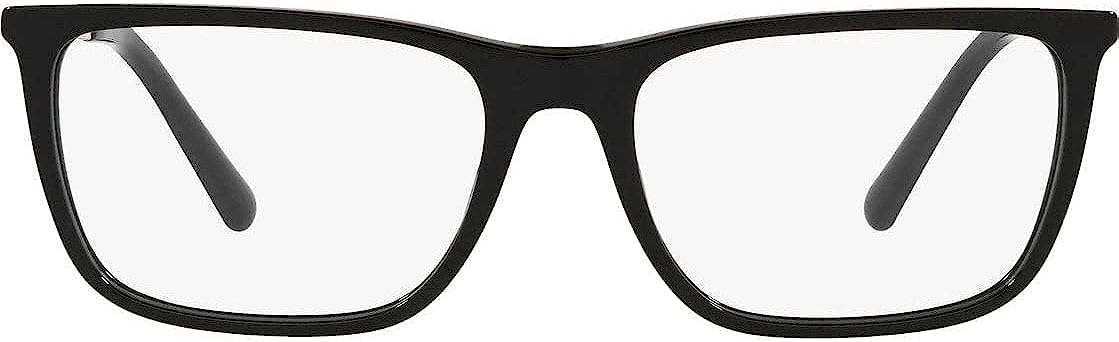 Versace Eyeglasses VE3301 GB1 56mm Black / Demo Lens