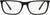 Versace Eyeglasses VE3301 GB1 56mm Black / Demo Lens