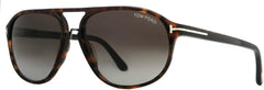 Tom Ford Jacob TF 0447 52P Pilot Sunglasses Dark Havana /Smoke Gradient Lens