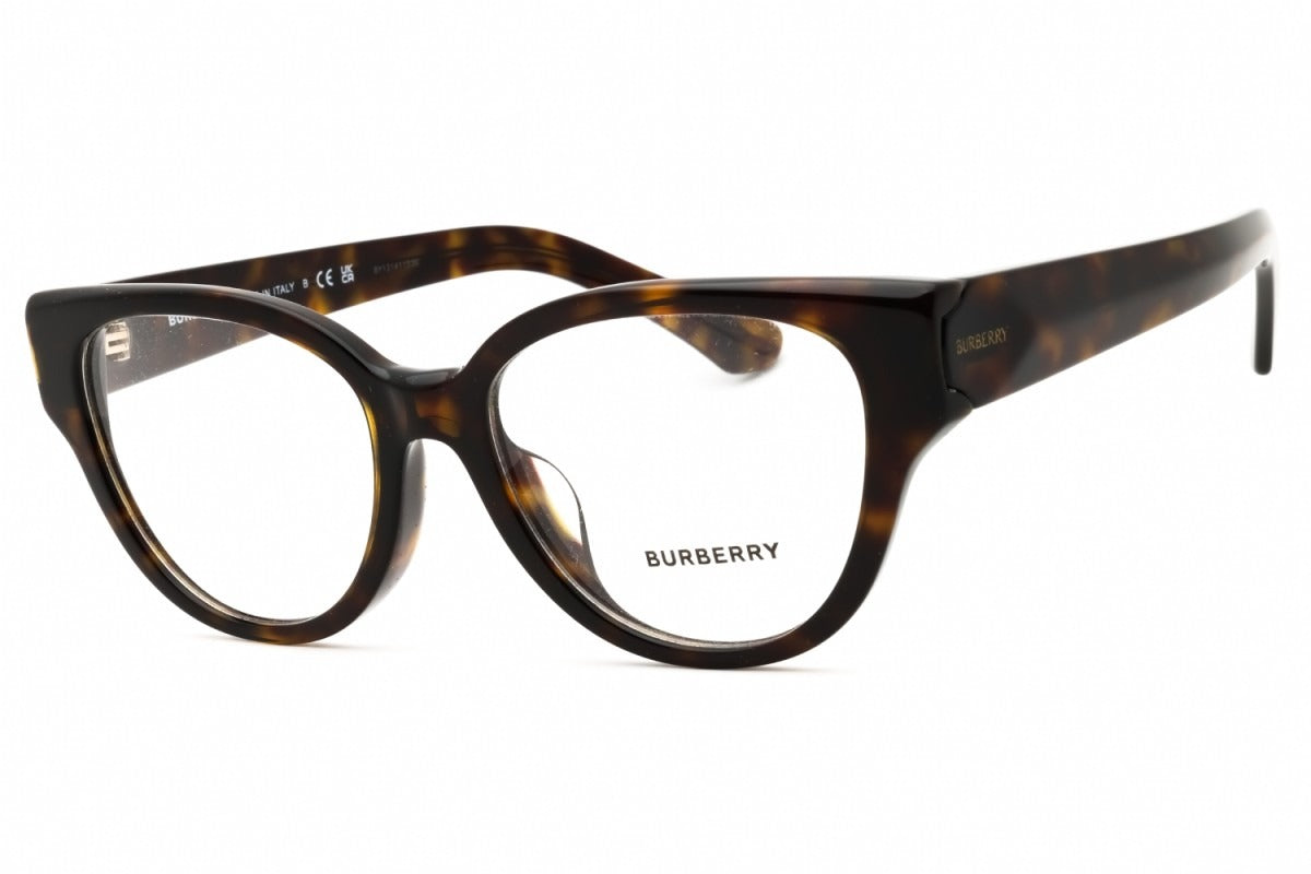 Burberry BE2421F 3002 Eyeglasses 53mm Dark Havana / Clear Demo Lens