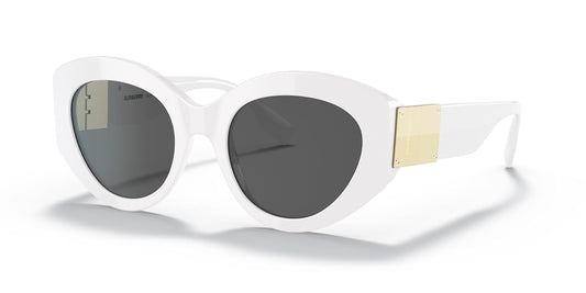 Burberry Sunglasses BE4361 300787 51mm White / Dark Grey Lens