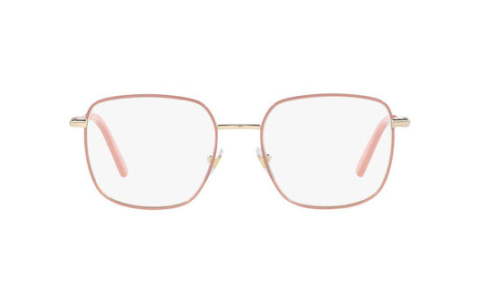Versace Eyeglasses VE1281 1469 56mm Pale Gold Pink / Demo Lens