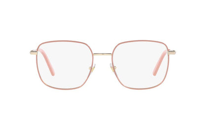 Versace Eyeglasses VE1281 1469 56mm Pale Gold Pink / Demo Lens