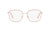 Versace Eyeglasses VE1281 1469 56mm Pale Gold Pink / Demo Lens