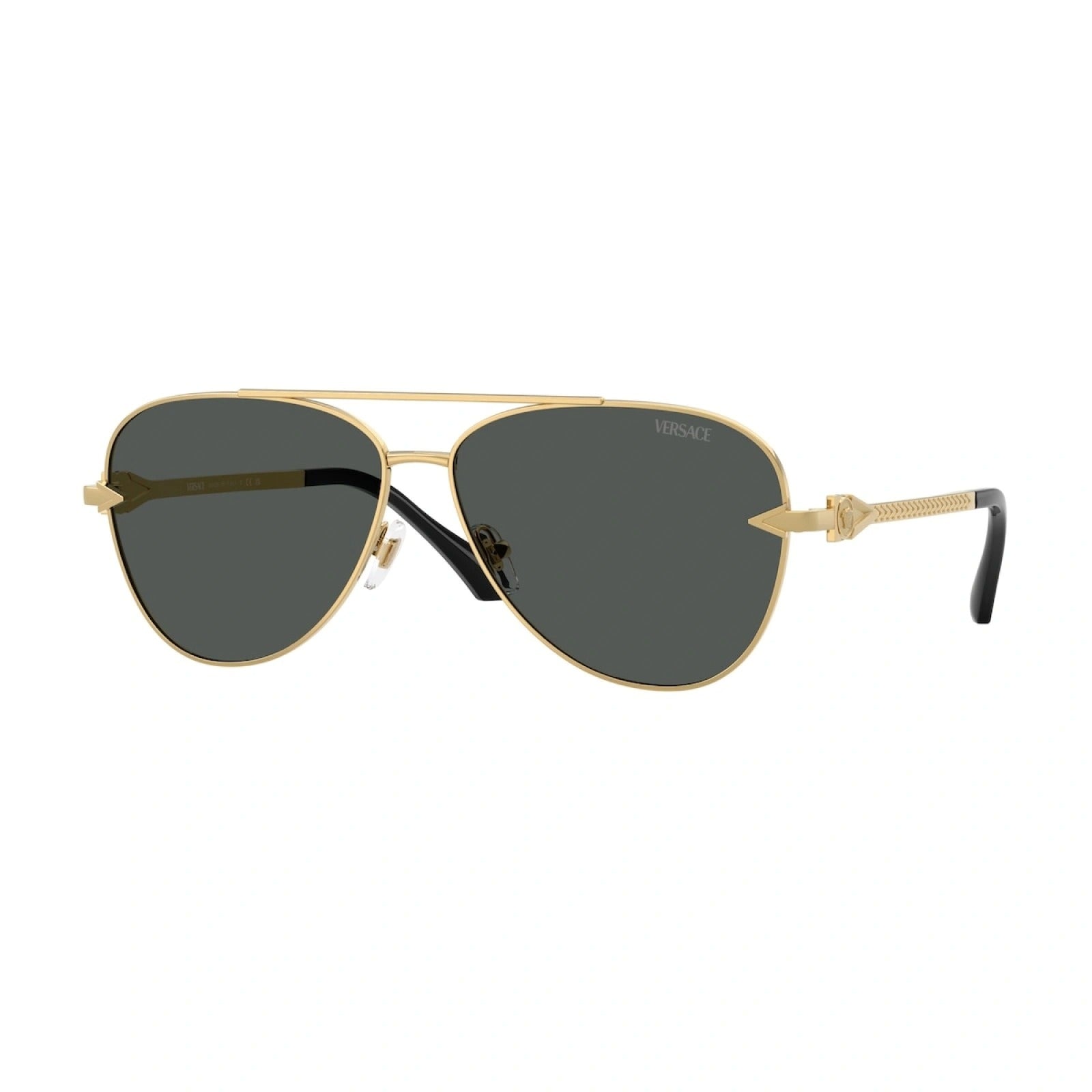 Versace Sunglasses VE2283 100287 61mm Gold / Dark Grey Lens