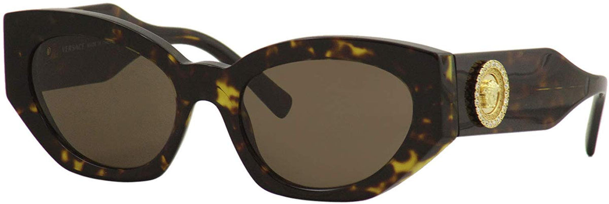 Versace VE4376B 108/73 54mm Sunglasses Havana / Brown Lens [54-19-140]