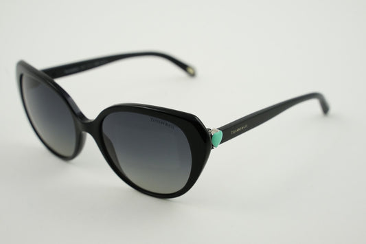 Tiffany & Co Sunglasses TF4088 8001T3 56mm Black / Grey Polarized Lens