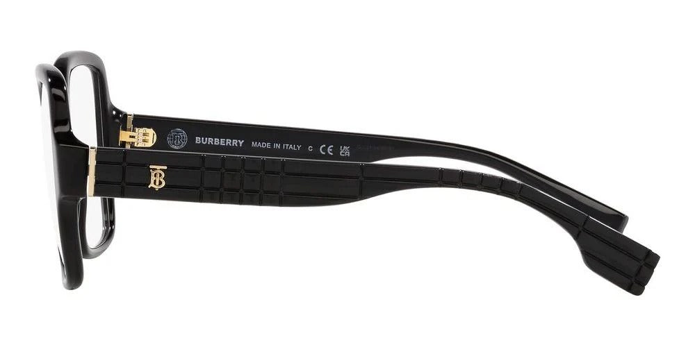 Burberry Eyeglasses BE2374 3001 52mm Black / Demo Lens