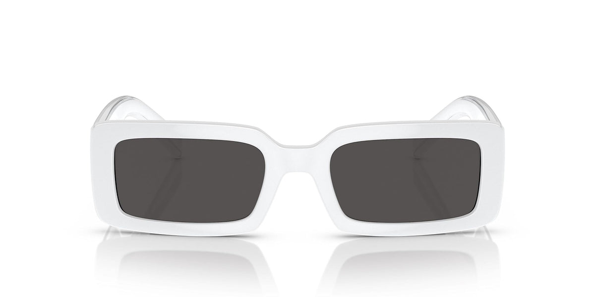 Dolce &amp; Gabbana Sunglasses DG6187 331287 53mm White / Dark Grey Lens